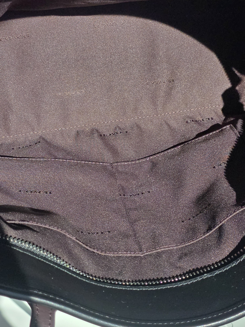 Coach Horse & Carriage Canvas City Tote | Charcoal Gray | Dust Bag Included - Picture 11 of 15